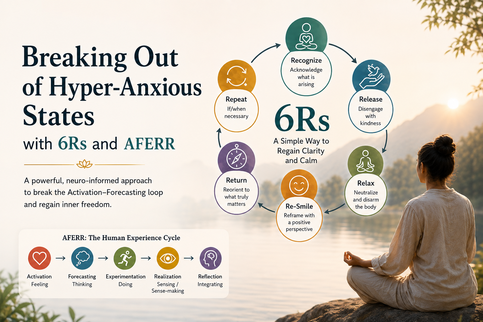 Breaking out of Hyper-Anxious States with 6Rs and AFERR